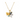 citrine topaz amethyst flower pendant on gold chain