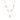 A floral enamel and pearl necklace