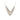 Fleco silver vermeil interlocking mesh bib necklace with cascading V-drape and fine fringe needle drops by ZéFir