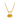 organic shaped citrine pendant in gold vermeil with diamonds