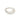 minimal open ring in sterling silver, adjustable band