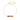 black mother of pearl and garnet bracelet in 18K gold vermeil sterling silver, 18cm adjustable chain