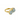 raw aquamarine open ring in 18K gold vermeil sterling silver, adjustable band