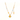 long multistone necklace with yellow chalcedony, blue agate, amber and pearl in 18K gold vermeil sterling silver, 55cm chain